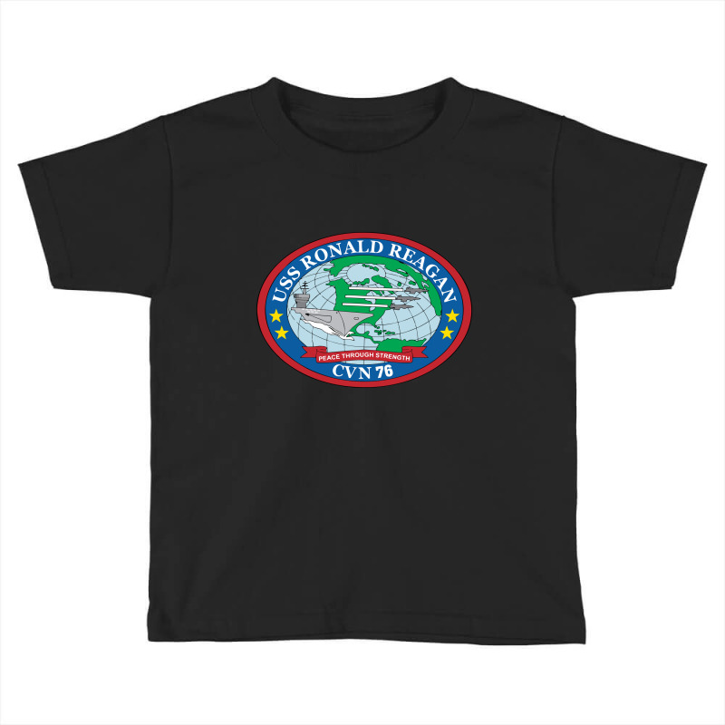 Uss Ronald Reagan Toddler T-shirt by humanitra | Artistshot