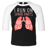 I Run On Spare Parts Lung Love Organ Donation Vintage T Shirt Toddler 3/4 Sleeve Tee | Artistshot