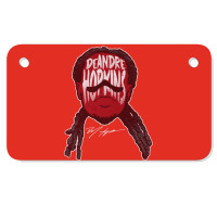 Deandre Hopkins Player Silhouette Motorcycle License Plate | Artistshot