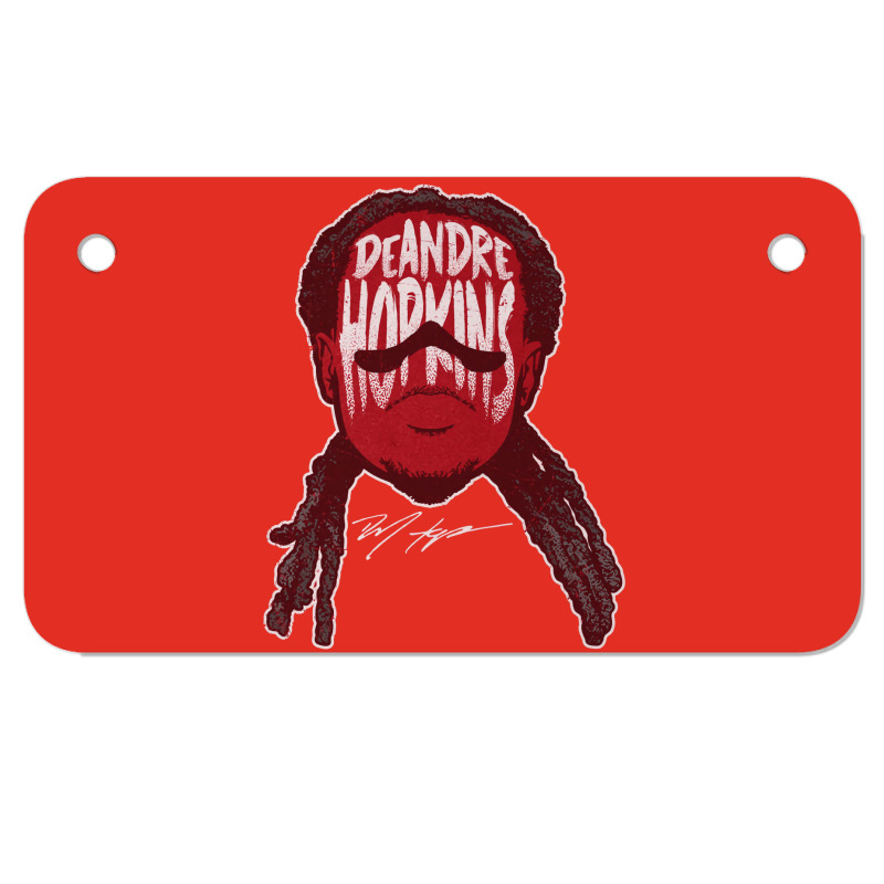 Deandre Hopkins Player Silhouette Motorcycle License Plate | Artistshot