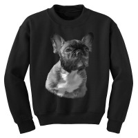 Bulldog With Sideburns T Shirtbulldog With Sideburns T Shirt Youth Sweatshirt | Artistshot