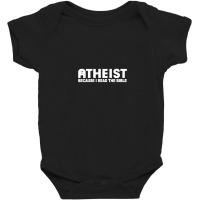 Atheist Bible Lies God Sinner Agnostic Humanist Athiest Baby Bodysuit | Artistshot