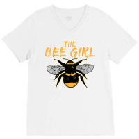 Cute Bee Keeper The Bee Girl Bee Costume Women T Shirt V-neck Tee | Artistshot