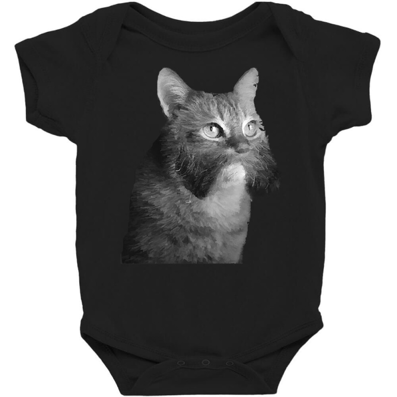 Cat With Sideburns T Shirtcat With Sideburns T Shirt (1) Baby Bodysuit by martyprosacco868 | Artistshot