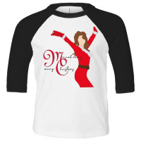 Mariah Carey Merry Christmas Toddler 3/4 Sleeve Tee | Artistshot