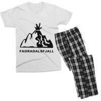 Fagradalsfjall Mountain Volcano Iceland 2021 Men's T-shirt Pajama Set | Artistshot