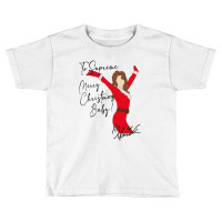 Mariah Carey Merry Christmas Baby! Toddler T-shirt | Artistshot