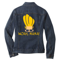 Woah Mama Ladies Denim Jacket | Artistshot