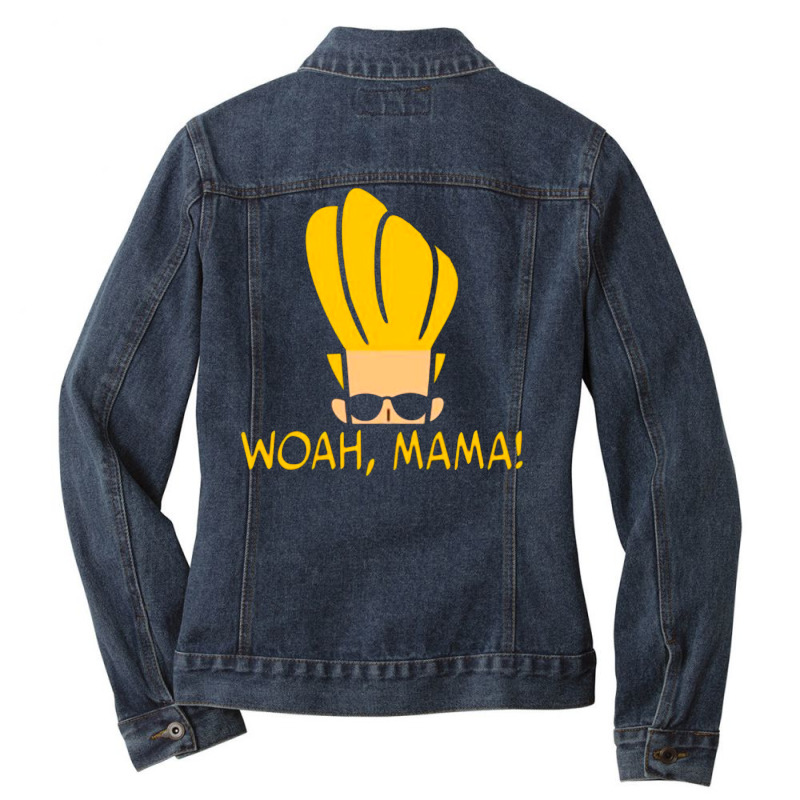 Woah Mama Ladies Denim Jacket | Artistshot