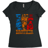 We Are Brother Women's Triblend Scoop T-shirt | Artistshot