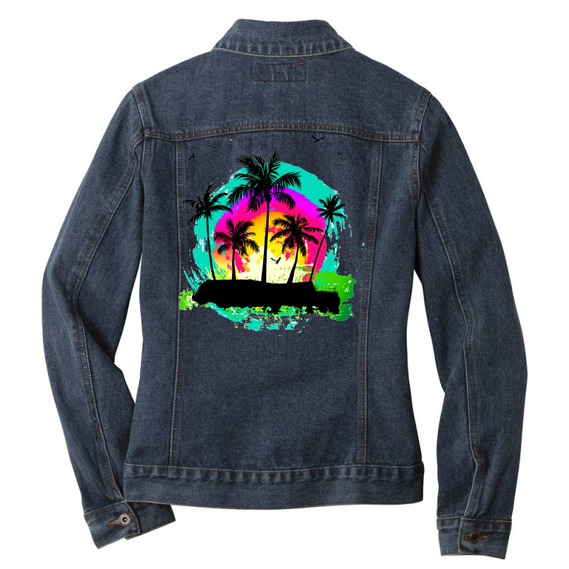 The Island Ladies Denim Jacket | Artistshot