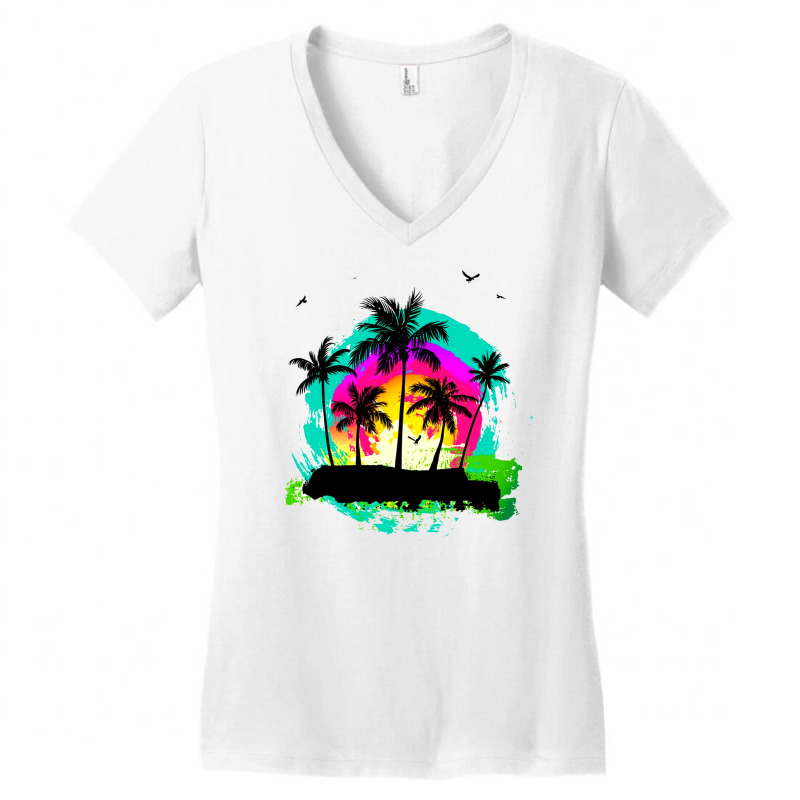 The Island Women's V-neck T-shirt | Artistshot