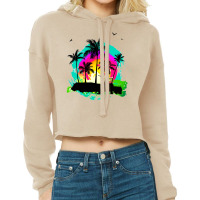 The Island Cropped Hoodie | Artistshot