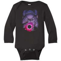 Astronaut Deep Space Long Sleeve Baby Bodysuit | Artistshot