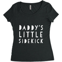 Father's Day  For Kid Boys And Girls Daddys Sidekick Women's Triblend Scoop T-shirt | Artistshot