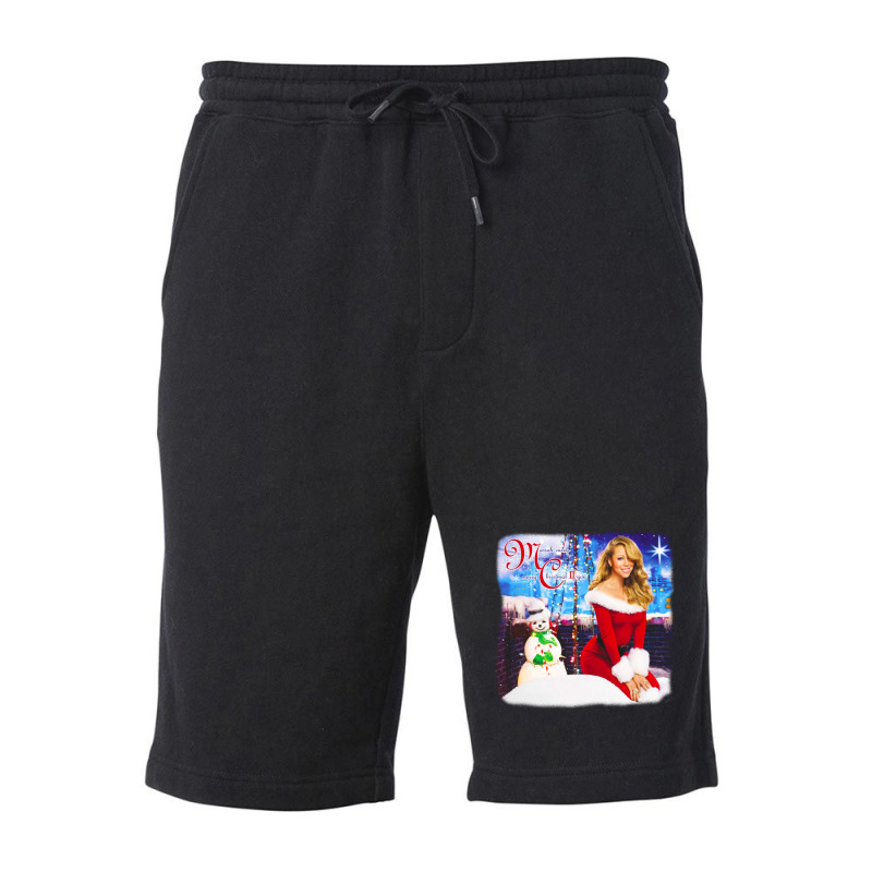 Mariah Carey Merry Christmas Love You Fleece Short by coşkun | Artistshot