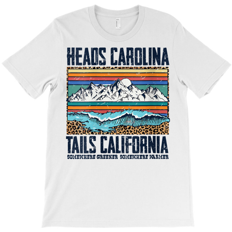 Womens Vintage Heads Carolina Tail California Summer Beach Paradise V T-Shirt by nycerecoverdell | Artistshot