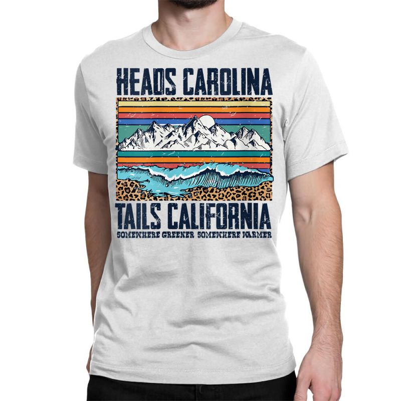 Womens Vintage Heads Carolina Tail California Summer Beach Paradise V Classic T-shirt by nycerecoverdell | Artistshot