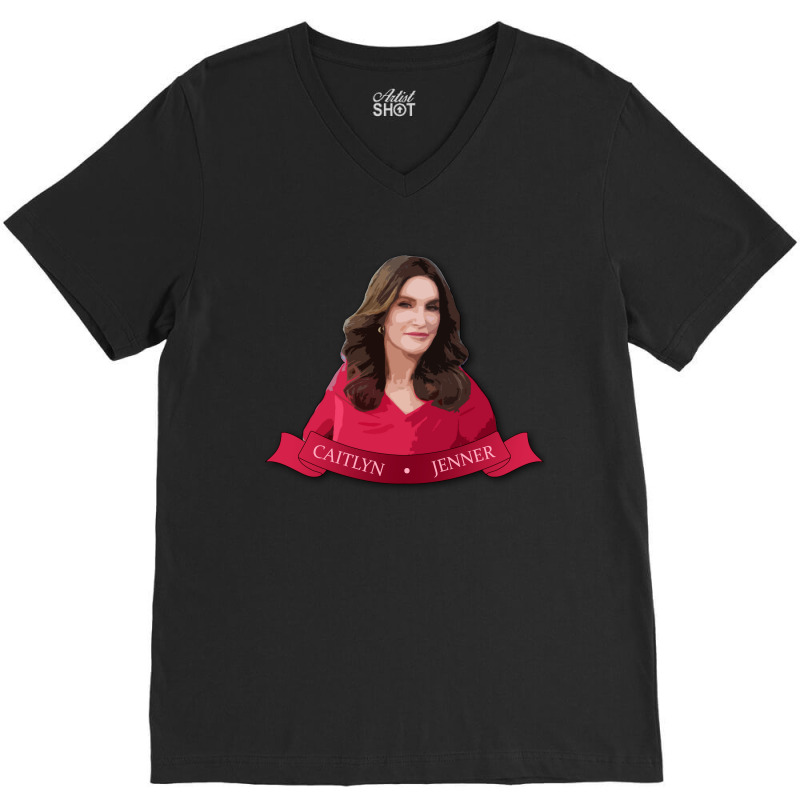 Caitlyn Jenner Republican Vote California Governor V-Neck Tee by knuckle900909 | Artistshot