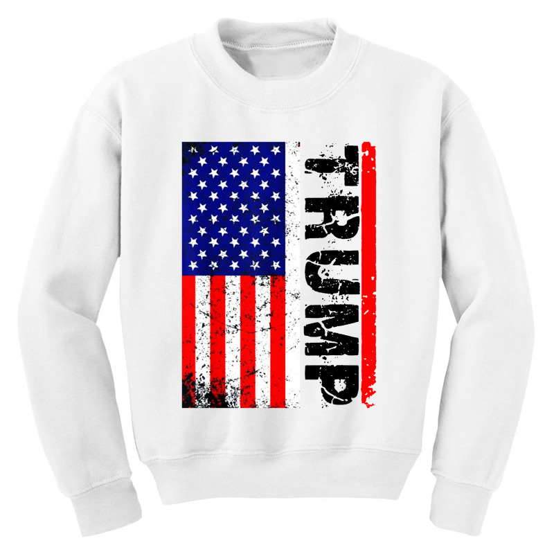 President Donald Trump 2020 Vintage Youth Sweatshirt | Artistshot