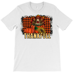 Thankfull Turkey T-shirt Designed By Badaudesign