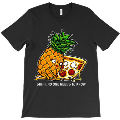 Pizza And Pineapple T-shirt Designed By Juliarman Eka Putra