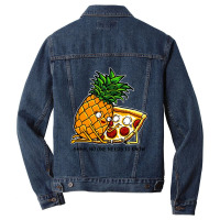 Pizza And Pineapple Men Denim Jacket | Artistshot