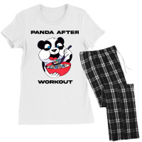 Panda Working Out Women's Pajamas Set | Artistshot