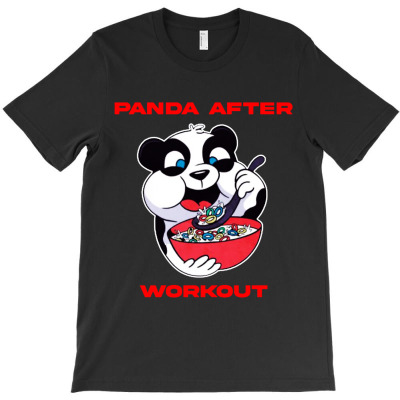 Panda Working Out T-shirt Designed By Juliarman Eka Putra