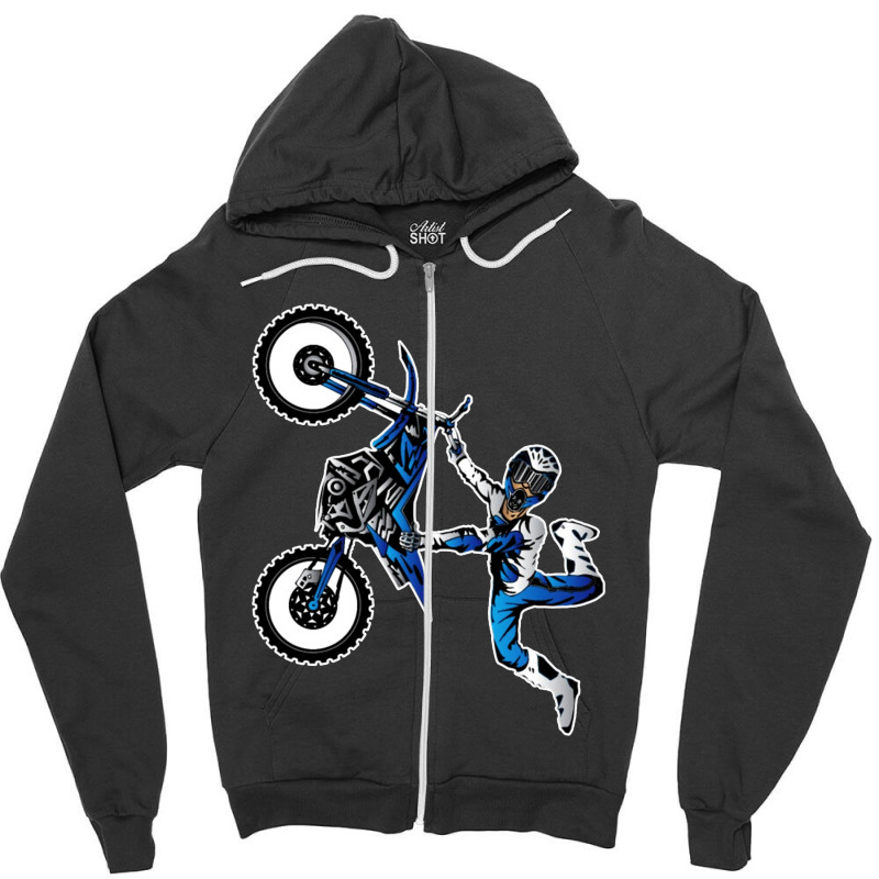 Freestyle Motocross Zipper Hoodie | Artistshot