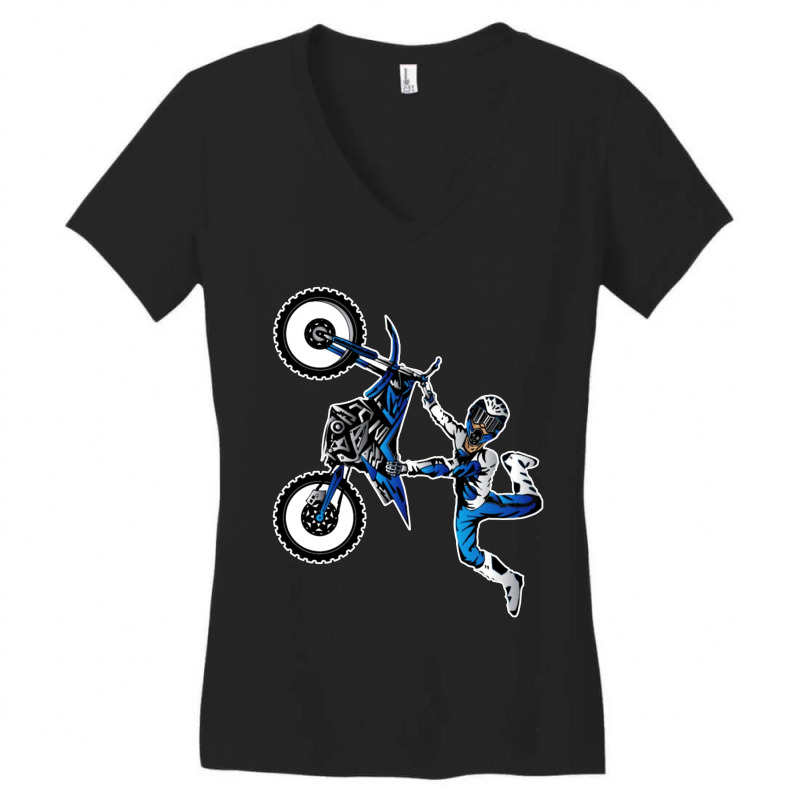 Freestyle Motocross Women's V-neck T-shirt | Artistshot