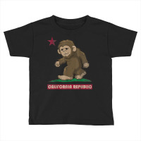 California Republic Bigfoot Flag Sasquatch Squatch Funny T Shirt Toddler T-shirt | Artistshot