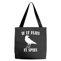 Birds Spie Conspiracy Joke Meme Surveillance  Mens & Womens Pullover H Tote Bags | Artistshot