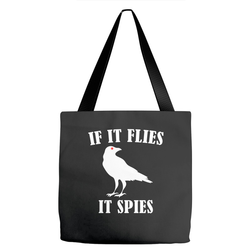 Birds Spie Conspiracy Joke Meme Surveillance  Mens & Womens Pullover H Tote Bags by kadrienstang | Artistshot