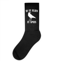 Birds Spie Conspiracy Joke Meme Surveillance  Mens & Womens Pullover H Socks | Artistshot