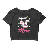 Funny Forest Animal Squirrel Mom Mothers Day Gift Squirrel Crop Top | Artistshot