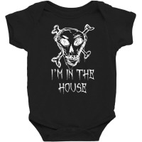 I’m In The House Halloween Costume Word Design T Shirt Baby Bodysuit | Artistshot