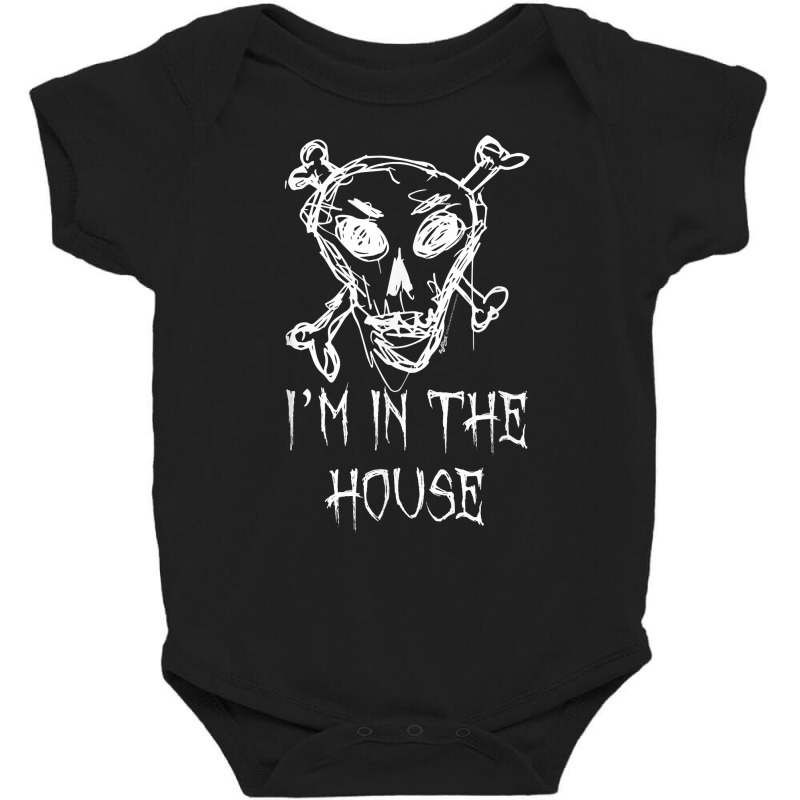 I’m In The House Halloween Costume Word Design T Shirt Baby Bodysuit | Artistshot