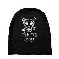 I’m In The House Halloween Costume Word Design T Shirt Baby Beanies | Artistshot