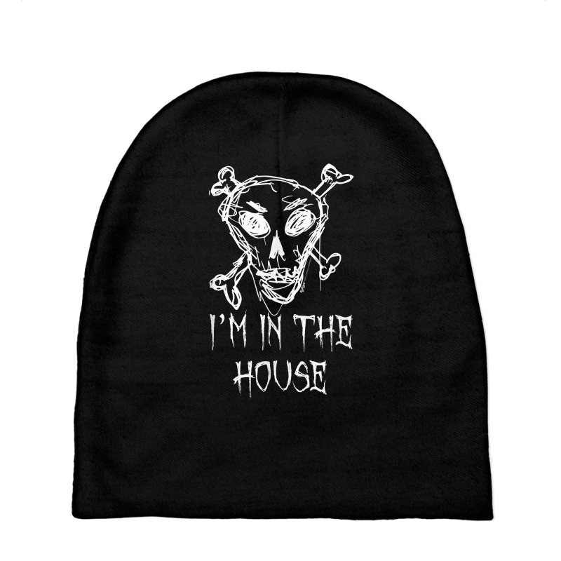 I’m In The House Halloween Costume Word Design T Shirt Baby Beanies | Artistshot