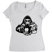 Horror Characters Women's Triblend Scoop T-shirt | Artistshot