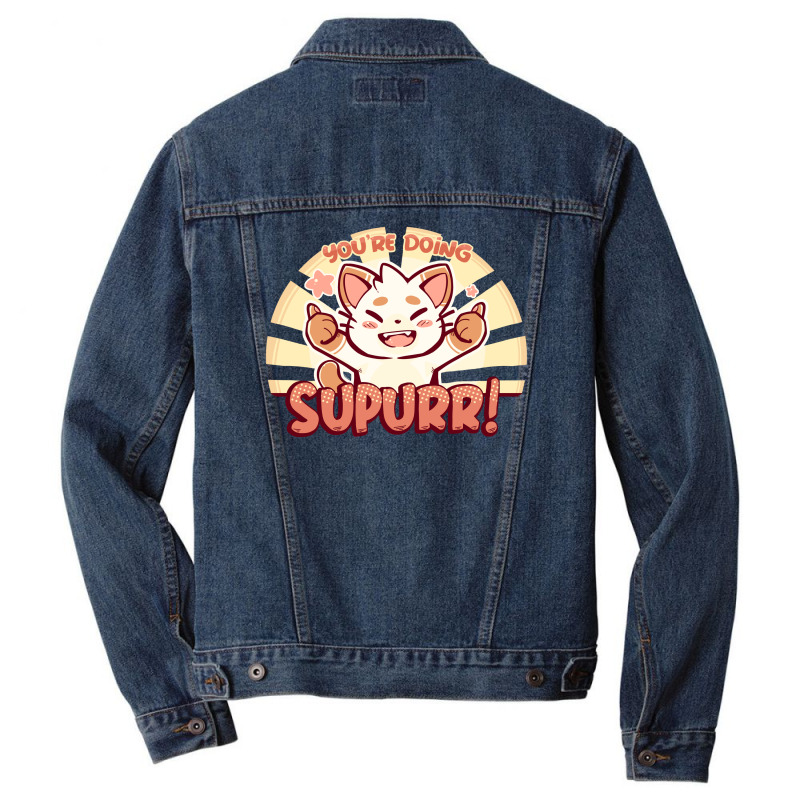 You're Doing Supurr Men Denim Jacket | Artistshot