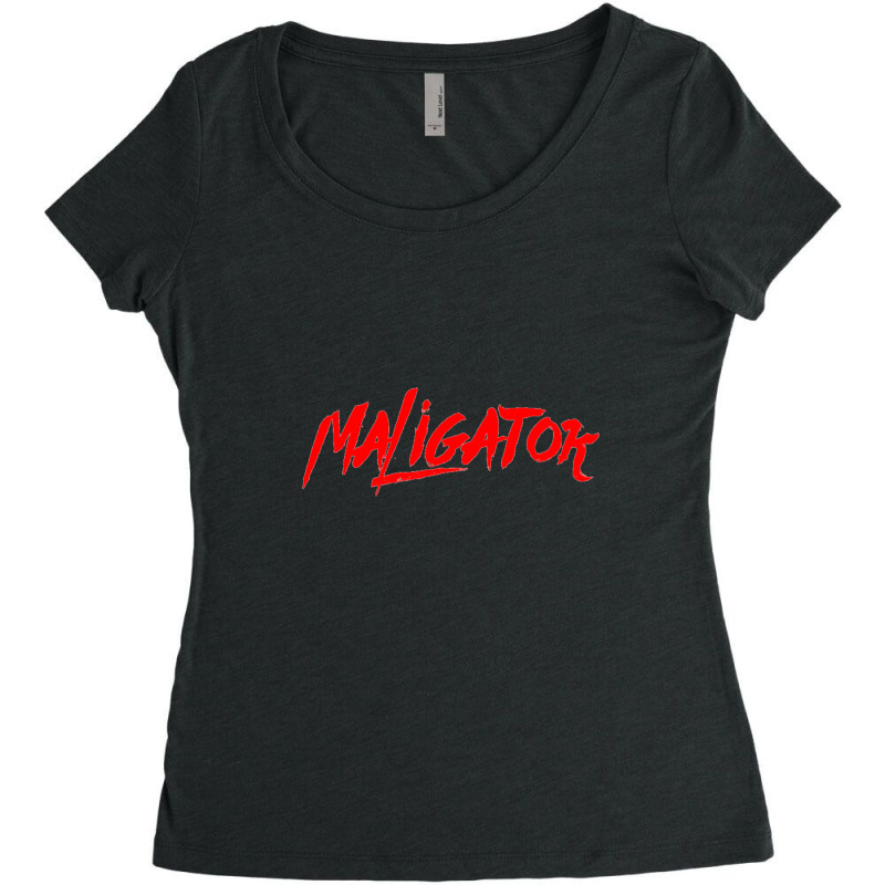 Funny Maligator Belgian Malinois Pullover Hoodie Dog Gift Women's Triblend Scoop T-shirt by michaelnaher | Artistshot