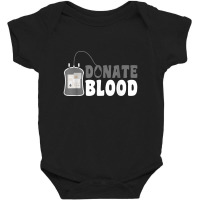 Cool Blood Donation Art Men Women Blood Donor Phlebotomy Baby Bodysuit | Artistshot