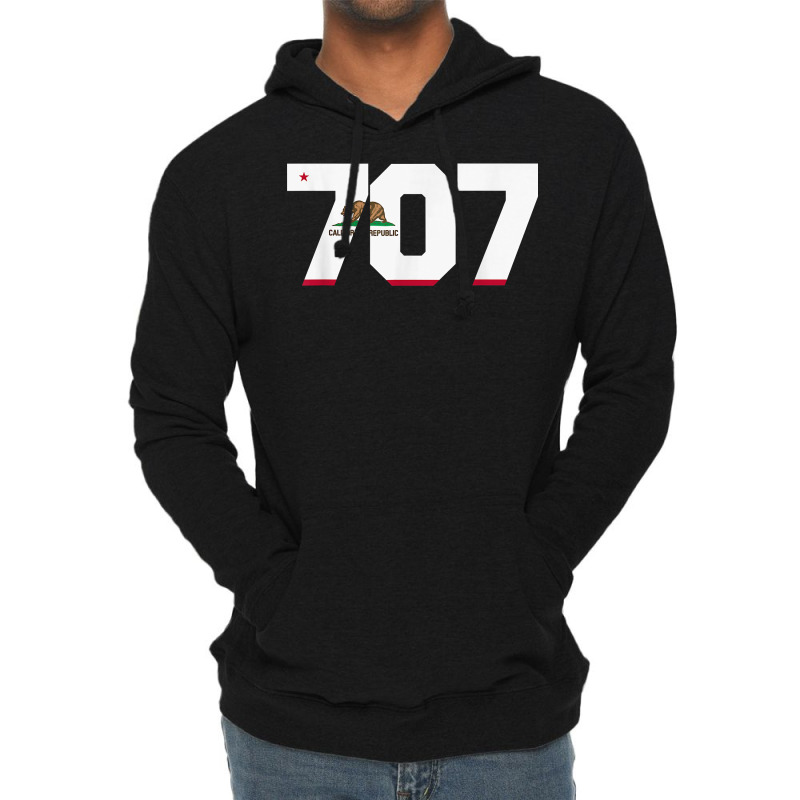 Area Code 707 Shirt   Sonoma California Tshirt Lightweight Hoodie by webberoliveria | Artistshot