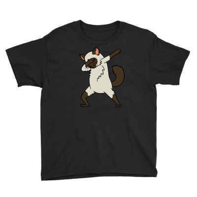 Dabbing Himalayan Cat Dab Dance Youth Tee Designed By Dhieart