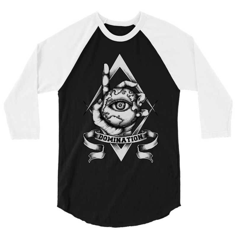 One Eye Domination 3/4 Sleeve Shirt by fluencyroom | Artistshot