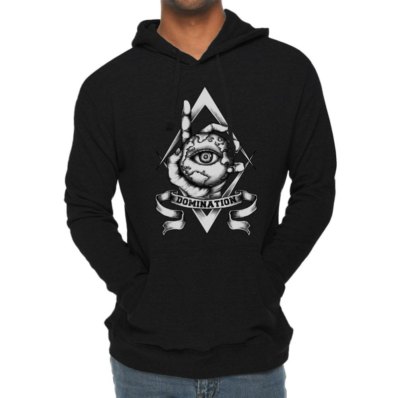 One Eye Domination Lightweight Hoodie by fluencyroom | Artistshot