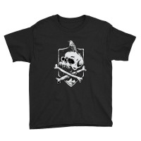 Vintage Skull With Bird Youth Tee | Artistshot