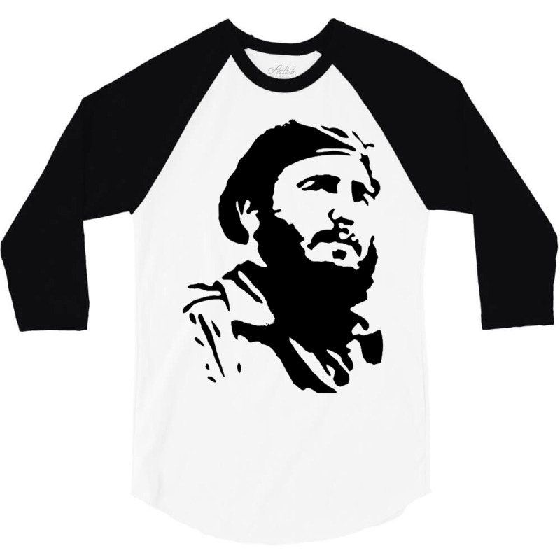 Fidel Castro Cuba Revolution (2) 3/4 Sleeve Shirt by nbobatiga | Artistshot